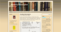 Desktop Screenshot of mindlessphilosopher.net
