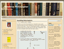 Tablet Screenshot of mindlessphilosopher.net